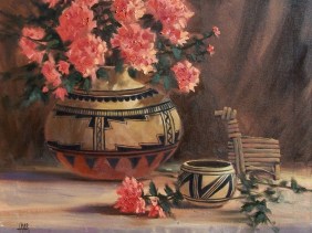 From the Hearth 20" x 24" oil painting by Tom Haas