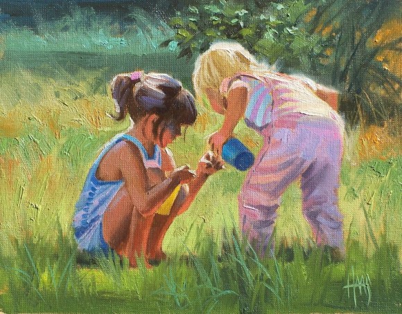 What Iz It? 11" x 14" oil painting by Tom Haas