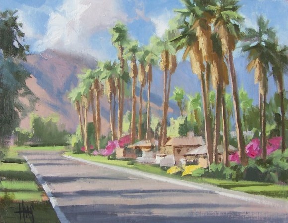 California Plein Air 11" x 14" oil painting by Tom Haas