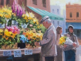 Flowers Genre oil paintings