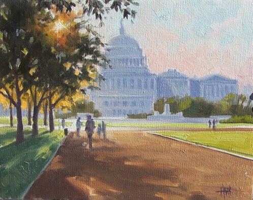 Genre oil paintings Washington DC