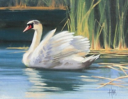 Paradise 11" x 14" oil painting by Tom Haas