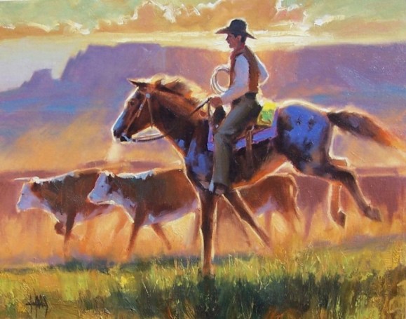 Western oil paintings