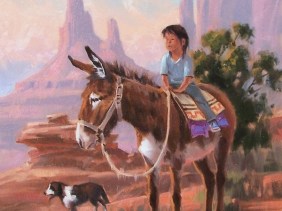 genre Monument Valley oil paintings