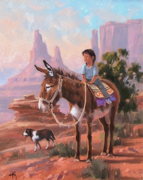 genre Monument Valley oil paintings