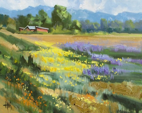 Landscape oil paintings