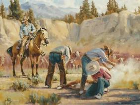 Western oil paintings