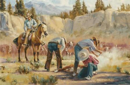 Western oil paintings