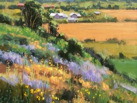 Genre landscape flowers oil paintings