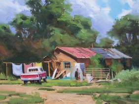 New Mexico genre landscape oil paintings