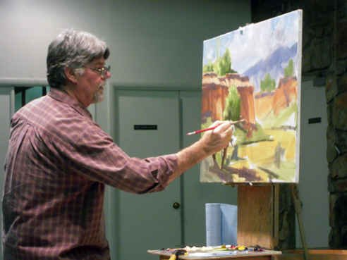 Tom Haas Scottsdale Artists League Demo 2010