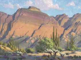 landscape bulldog canyon oil painting
