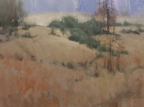 landscape Solitude 30" x 30" oil painting by Tom Haas