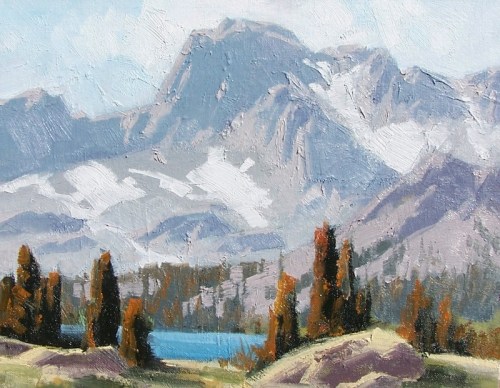 Alpine Ridge - Ouray, Colorado 11" x 14" oil painting by Tom Haas
