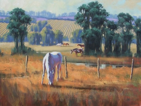 American Heartland 20" x 24" oil painting by Tom Haas