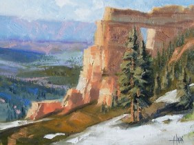 North Rim - Grand Canyon 12" x 16" oil painting by Tom Haas