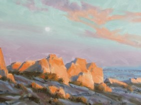 East of Tombstone (Texas Canyon, Arizona) 16" x 20" oil painting by Tom Haas