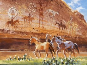 Freedom 11" x 14" oil painting by Tom Haas