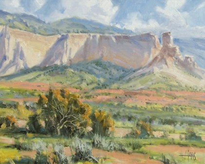 Nature's Harmony - Ghost Ranch, New Mexico 16" x 20" oil painting by Tom Haas
