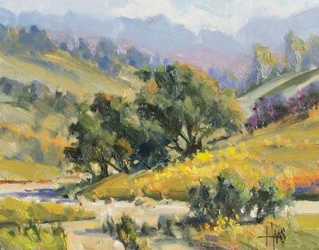 Oak Valley - Arizona 11" x 14" oil painting by Tom Haas