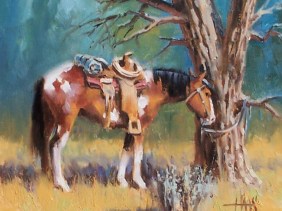 Hassayampa - Wickenburg, Arizona 8" x 10" oil painting by Tom Haas