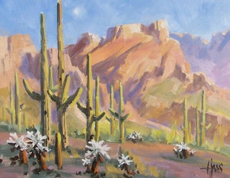 Rugged Trail - Arizona 11" x 14" oil painting by Tom Haas