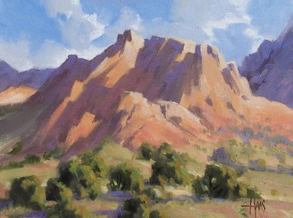 Western Solitude - Arizona 12" x 16" oil painting by Tom Haas