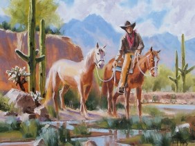 From the Canyon - Arizona 11" x 14" oil painting by Tom Haas