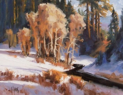 Coyote Creek - Arizona 11" x 14" oil painting by Tom Haas