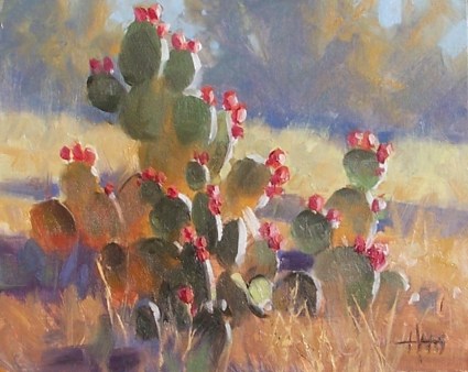 Pear Season - Arizona 8" x 10" oil painting by Tom Haas