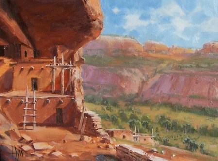 Above the Valley - Arizona 12" x 16" oil painting by Tom Haas