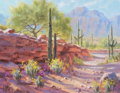 Dry Gulch - Arizona 11" x 14" oil painting by Tom Haas