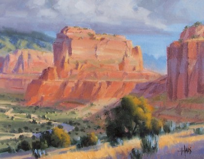 Terra Rosa - Sedona Arizona 11" x 14" oil painting by Tom Haas