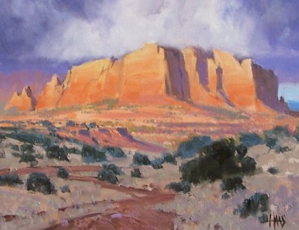 Desert Pizazz - Arizona 11" x 14" oil painting by Tom Haas