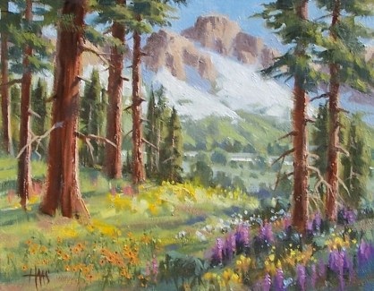 Back Country - Colorado 11" x 14" oil painting by Tom Haas