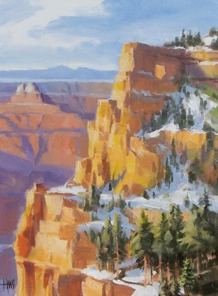 Angel's Window - Grand Canyon 16" x 12" oil painting by Tom Haas
