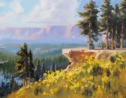 Natural Treasure - Arizona 11" x 14" oil painting by Tom Haas