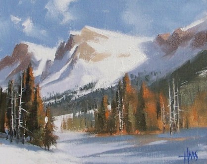 Eagle Valley - Colorado 8" x 10" oil painting by Tom Haas
