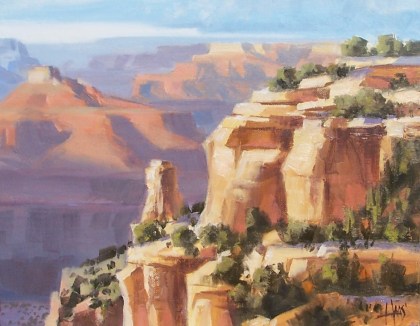 Tusayan - Grand Canyon 11" x 14" oil painting by Tom Haas