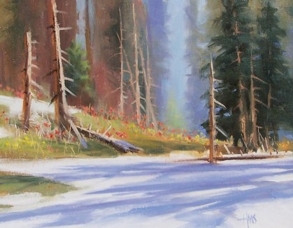 Renewal - Colorado 11" x 14" oil painting by Tom Haas